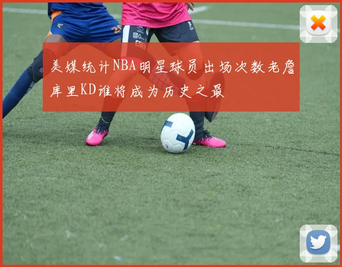 美媒统计NBA明星球员出场次数老詹库里KD谁将成为历史之最